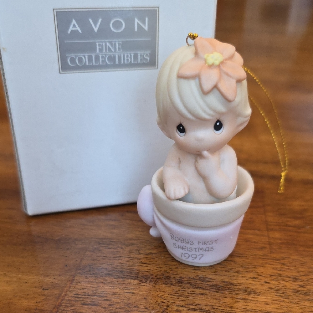 Precious Moments 1997 Baby's First Christmas Ornament